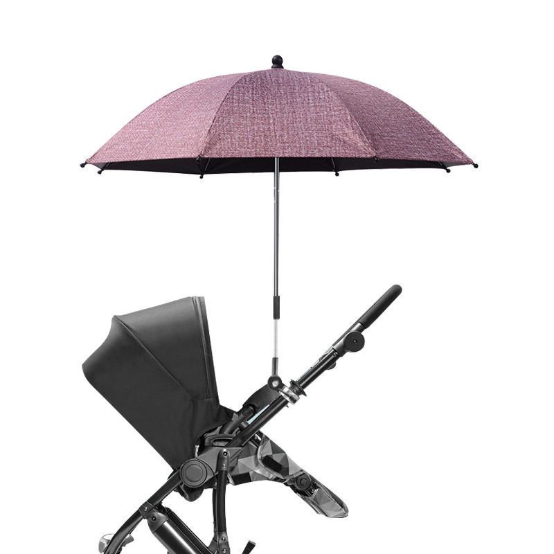 Baby Stroller Sunshade Black Glue UV-proof Stroller Parasol - Image 2
