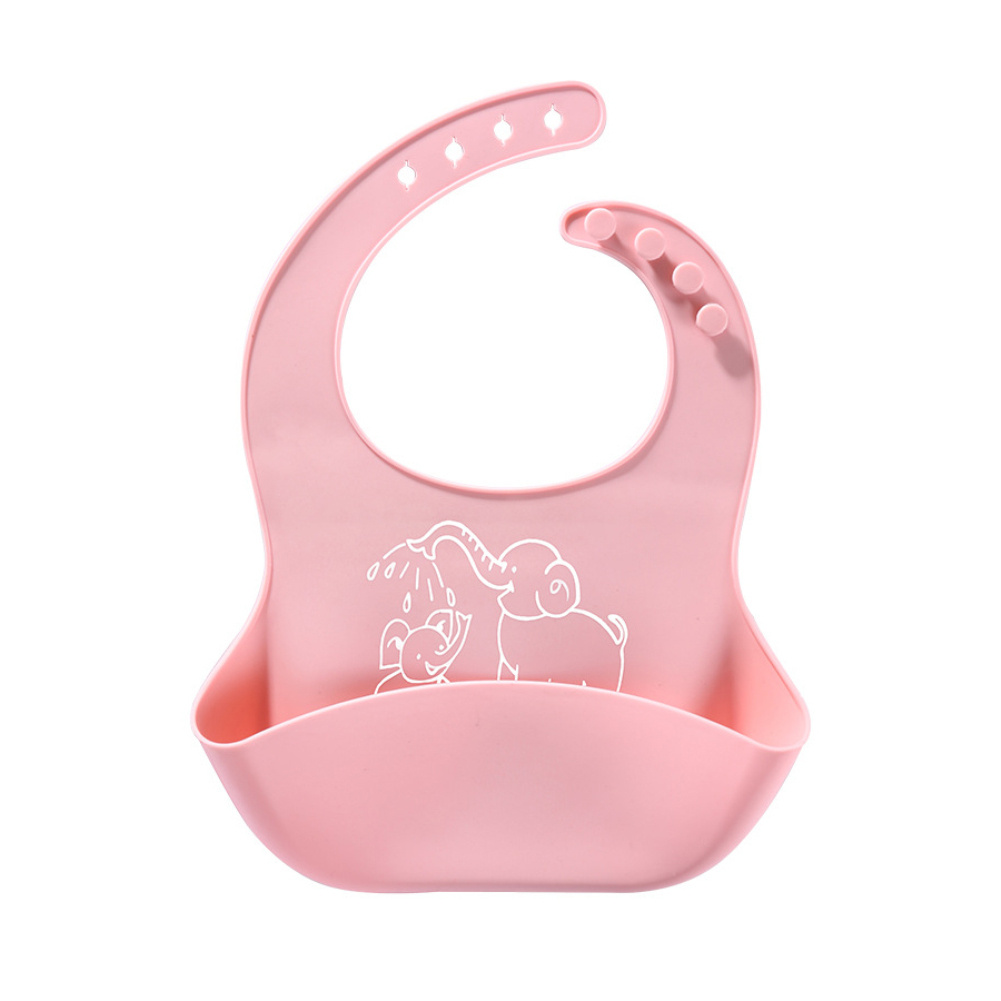 Baby food Bib baby meal silicone saliva bag - Image 2