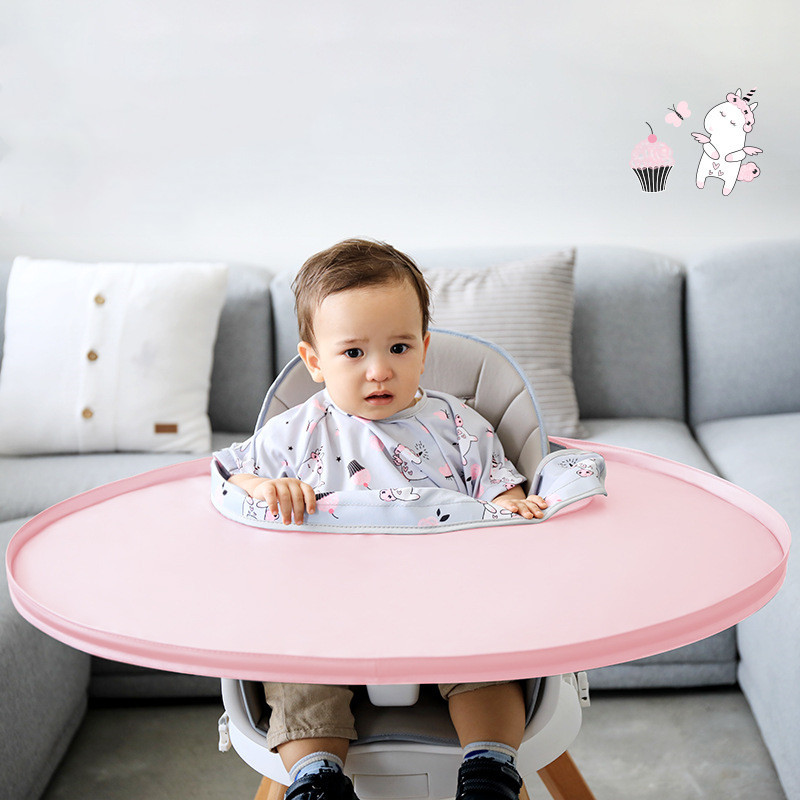 Bib Tray Baby Eat Dirty Mat Baby Eat Water-Proof Bib - Image 3