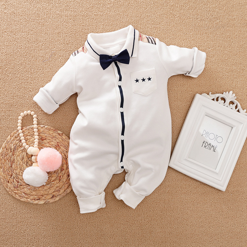 Gentleman's Baby Clothes, Long-sleeved Baby Clothes, Gentleman's Romper - Image 10