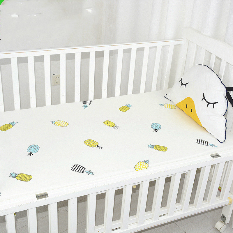 Baby Cot Cover Children's Cotton Bedspread Mattress Cover - Image 4