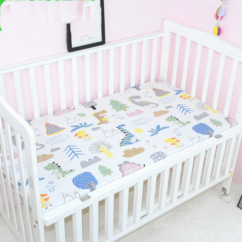 Baby Cot Cover Children's Cotton Bedspread Mattress Cover - Image 5