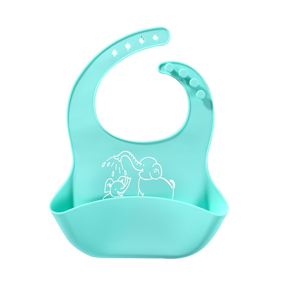 Baby food Bib baby meal silicone saliva bag - Image 8