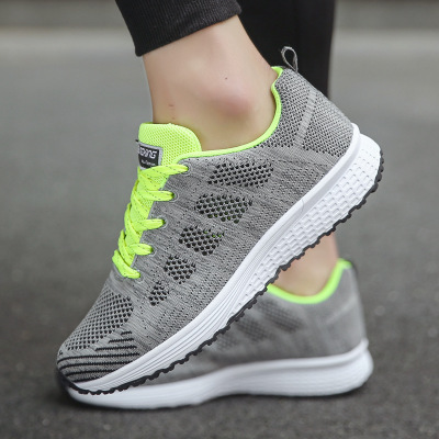 Women Casual Shoes Fashion Breathable Walking Mesh Flat Shoes Woman White Sneakers Women Tenis Feminino Female Shoes - Image 3