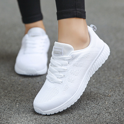 Women Casual Shoes Fashion Breathable Walking Mesh Flat Shoes Woman White Sneakers Women Tenis Feminino Female Shoes - Image 2