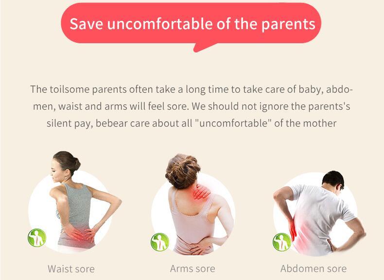 Gabesy Baby Carrier Ergonomic Carrier Backpack Hipseat for newborn and prevent o-type legs sling baby Kangaroos - Image 9