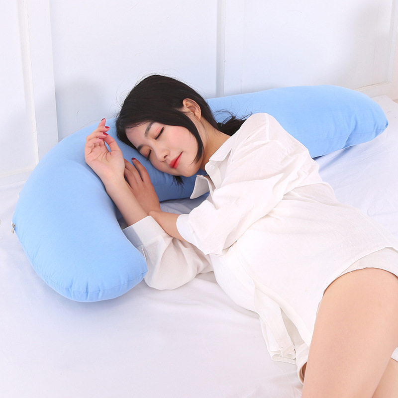 Multi-functional U-shaped maternity pillow Pregnant women's waist pillow breastfeeding pillow Side sleeping pillow - Image 7