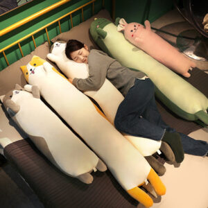 Ice Silk Long Pillow Girls' Side Sleep Leg-supporting God