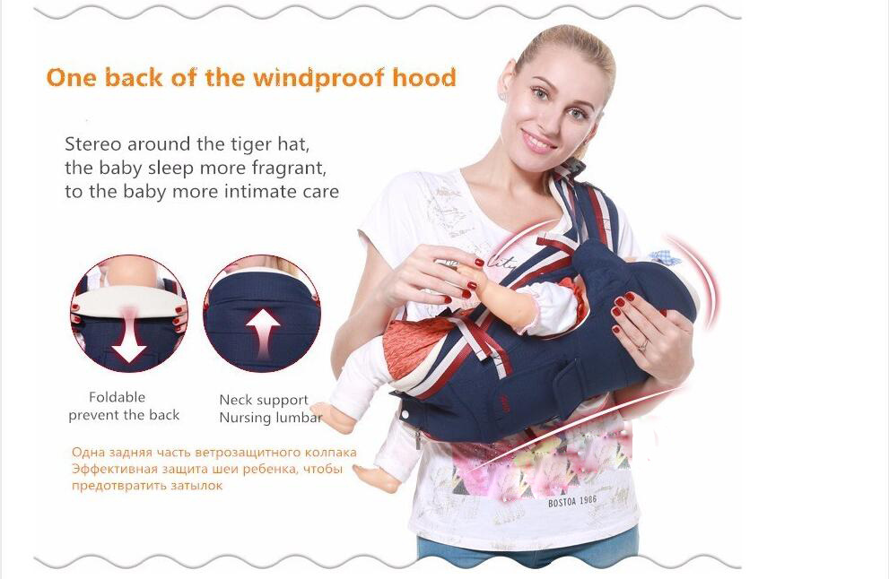 Gabesy Baby Carrier Ergonomic Carrier Backpack Hipseat for newborn and prevent o-type legs sling baby Kangaroos - Image 4