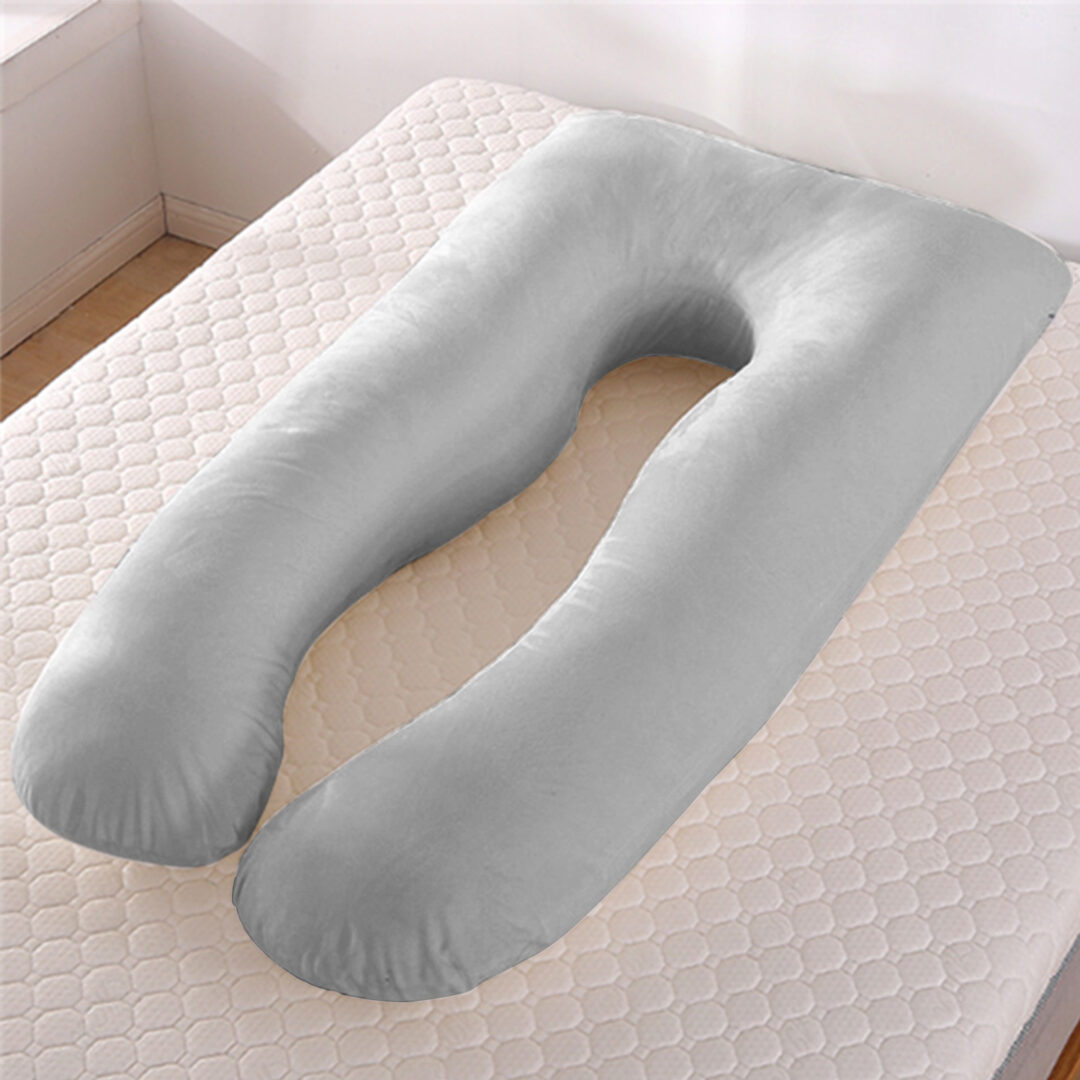 Summer Sleeping Support Pillow For Pregnant Women U Shape Maternity Pillows Pregnancy Ice Silk - Image 4