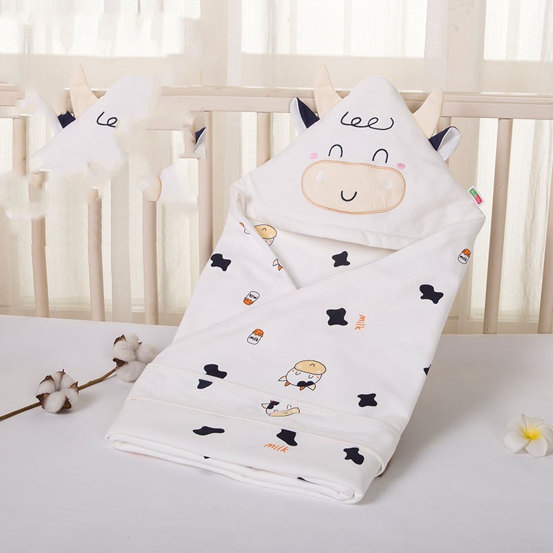 Summer Thin Section Spring And Autumn Cotton Double Wrapped Towel Baby Products - Image 2