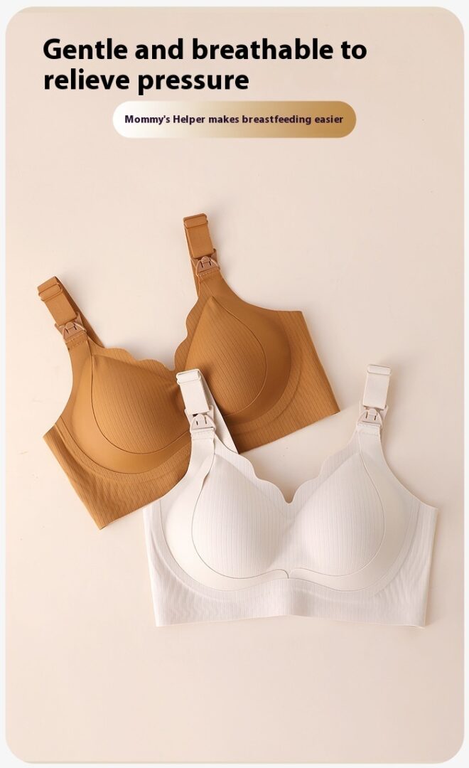 Big Cup Pregnant Woman Breastfeeding Nursing Underwear - Image 4