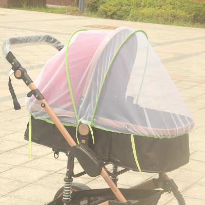 Increase baby stroller nets Baby stroller encryption full cover nets General dustproof and anti-mosquito - Image 5
