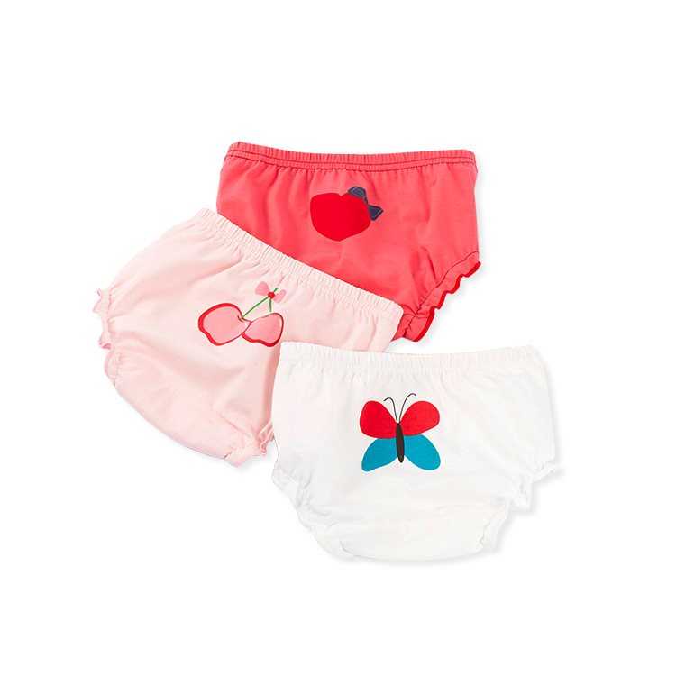 Cartoon Baby Bread Panties Cotton 3-pack - Image 6