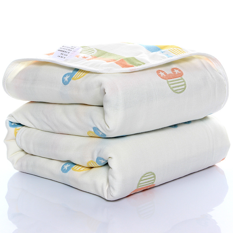 Six-layer Gauze Children Towel Quilt Baby Baby Gauze Bath Towel - Image 3