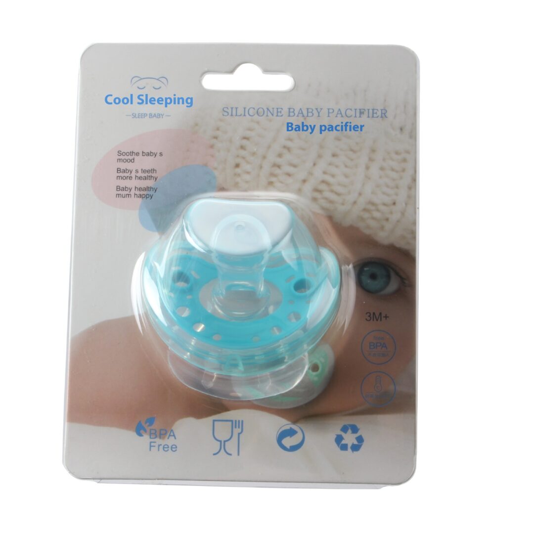 Baby Products Full Silica Gel Pacifier Two-color Liquid Silicone Sleep Comfort Baby Pacifier Baby - Image 6
