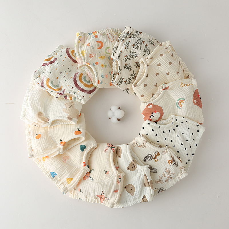 Gauze Cotton Baby's Ring Urine Training Training Pants Gauze Diaper Pants Waterproof Diaper Pure Cotton Diaper Pants