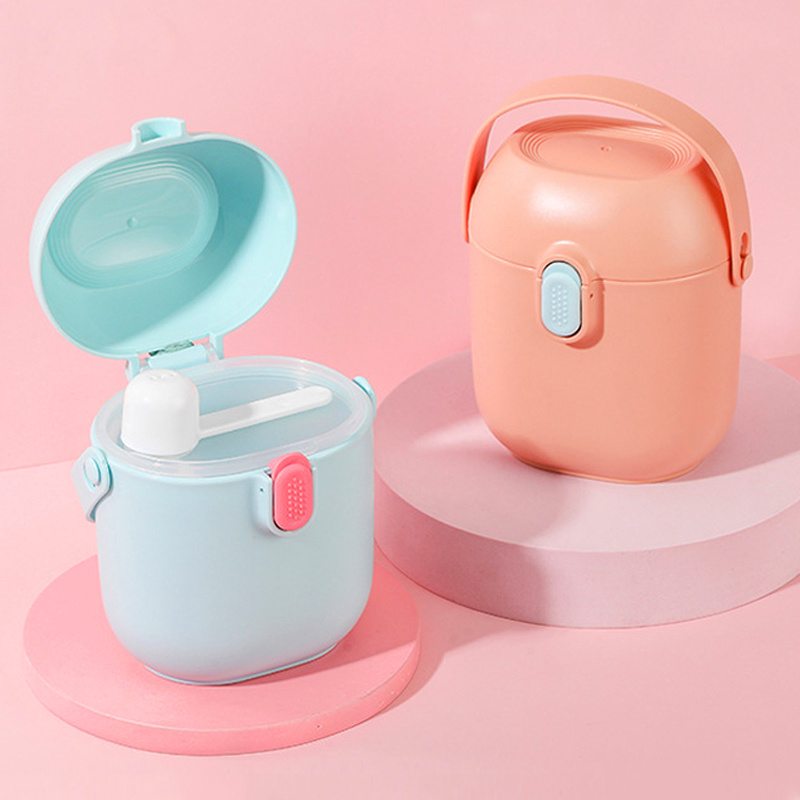 Large Portable Airtight Baby Milk Powder Food Supplement Storage Rice Flour Box Spoon Cereal Infant Toddle Snacks Container - Image 2