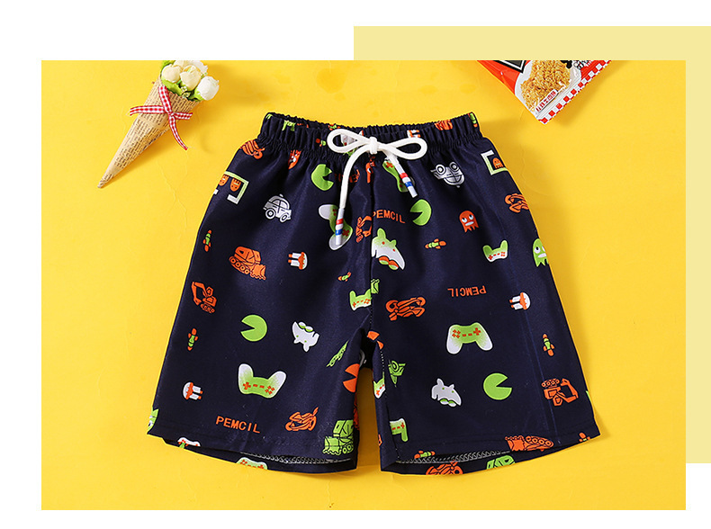 Shorts Beach Trunks Casual Loose Outer Wear Big Panties Cartoon Fashionable Fifth Pants - Image 3