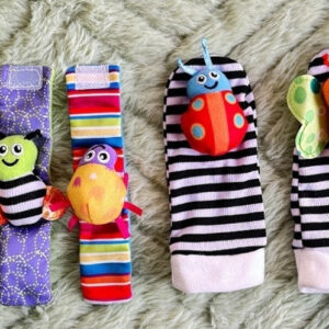 Creative Cartoon Baby Watch Band Foot Sock Suit