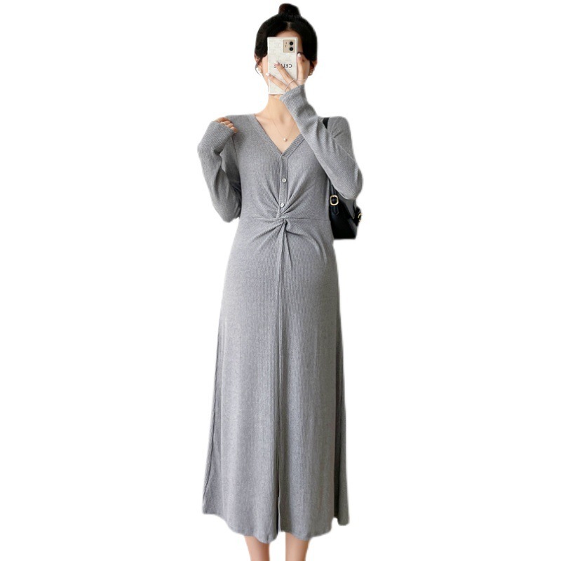 Western Fashion Maternity Plus Size Dress - Image 3