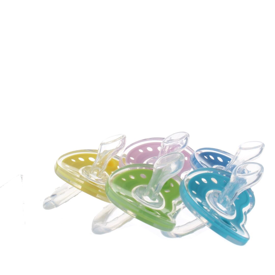 Baby Products Full Silica Gel Pacifier Two-color Liquid Silicone Sleep Comfort Baby Pacifier Baby - Image 4