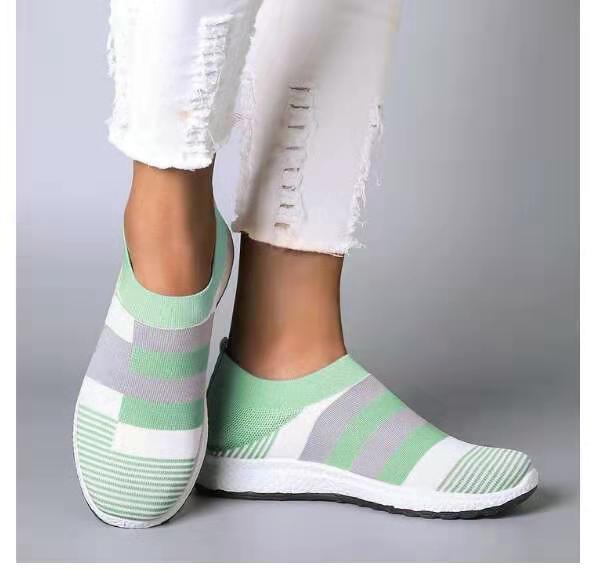 Women's Sneakers Women Vulcanized Shoes Woman Causal Fashion Knitted Sock Shoes Ladies Slip On Comfort Female Plus Size Loafers - Image 7