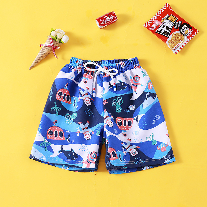 Shorts Beach Trunks Casual Loose Outer Wear Big Panties Cartoon Fashionable Fifth Pants - Image 4