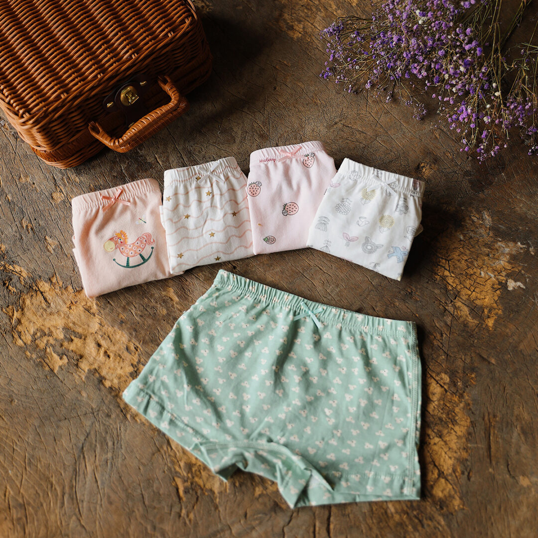 Girls' Cartoon Cotton Boxer Briefs Children's Baby Panties Shorts - Image 7