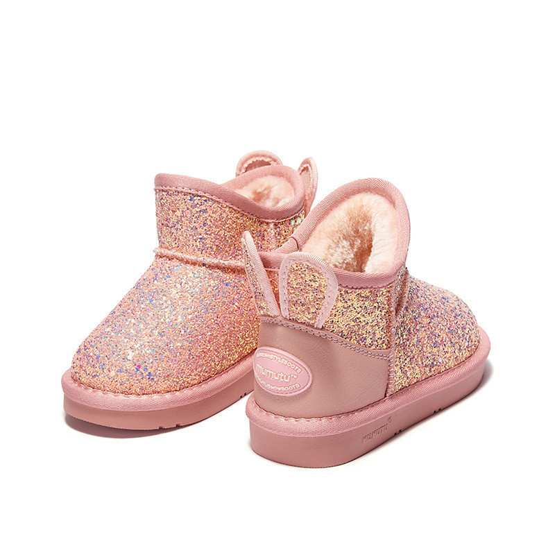 Children's Short Boots Baby Snow Cotton Winter Shoes - Image 3