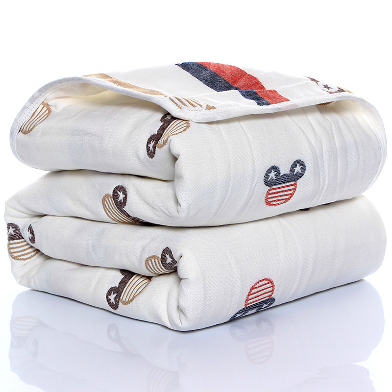 Six-layer Gauze Children Towel Quilt Baby Baby Gauze Bath Towel - Image 10