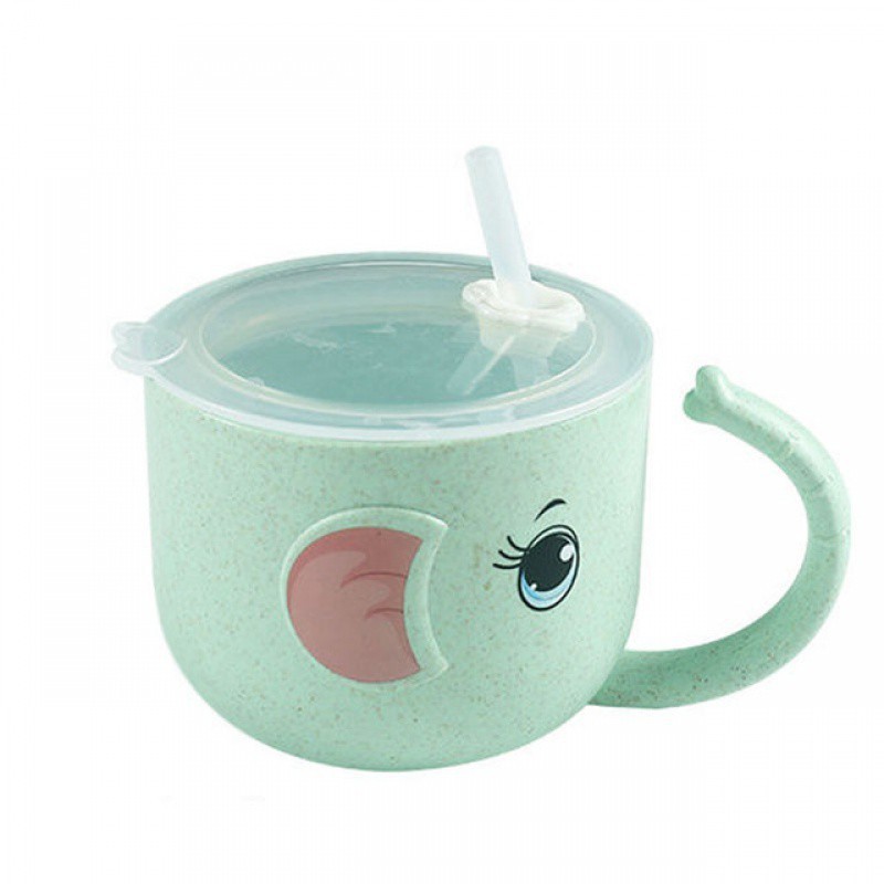 Baby Feeding Bottle Kid's Mug Silicone Straw Children - Image 5