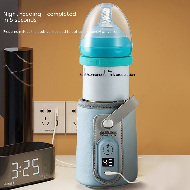 Thermostat Constant Temperature Feeding Bottle Newborn Baby Insulating Milk Bottle - Image 7