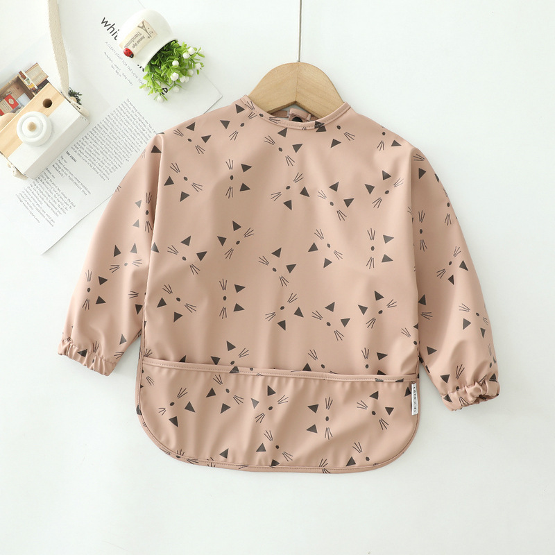 Children's waterproof anti-clothing bib baby eating bib super soft waterproof baby meal pocket anti-dirty feeding - Image 2