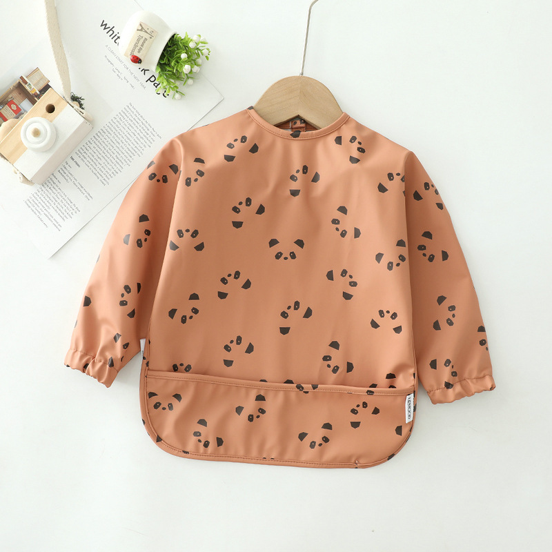 Children's waterproof anti-clothing bib baby eating bib super soft waterproof baby meal pocket anti-dirty feeding - Image 5