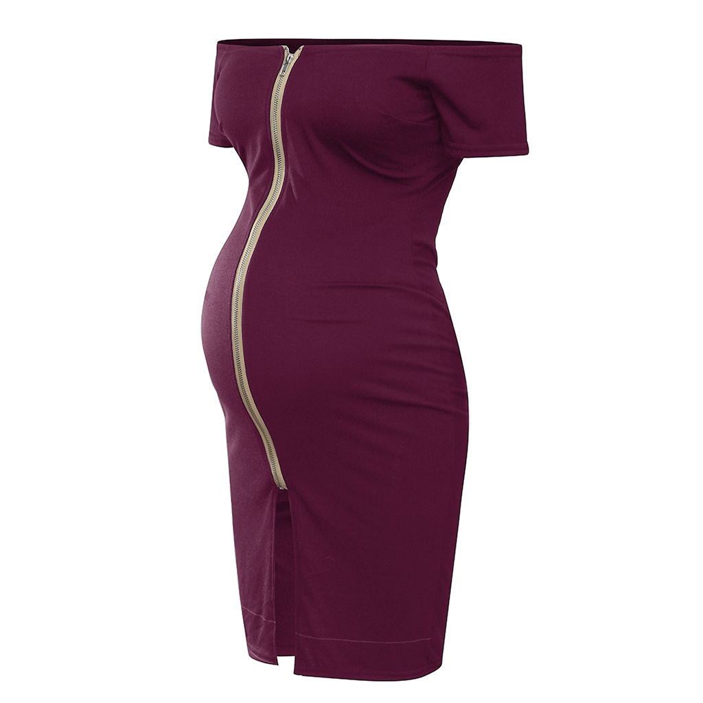 Women Pregnant Maternity Dress - Image 5