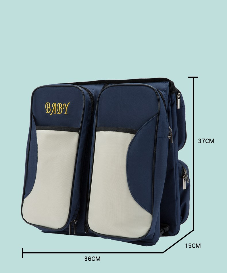 Portable travel folding crib mother and baby bag - Image 2