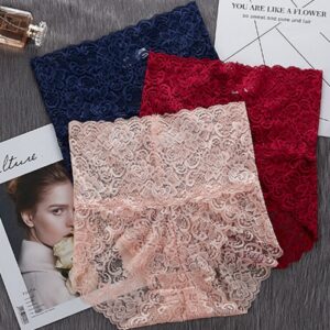 High Waist Lace Underwear Woman Panties