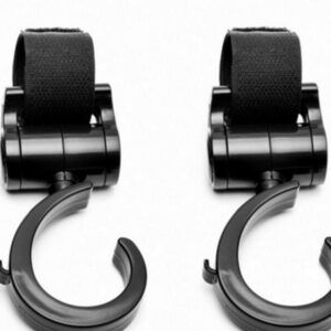 2pcs   Lot Baby Stroller Accessories 360 Basket Stroller Hook Multifunctional Baby Stroller Hooks Accessories Useful Hanger Hooks