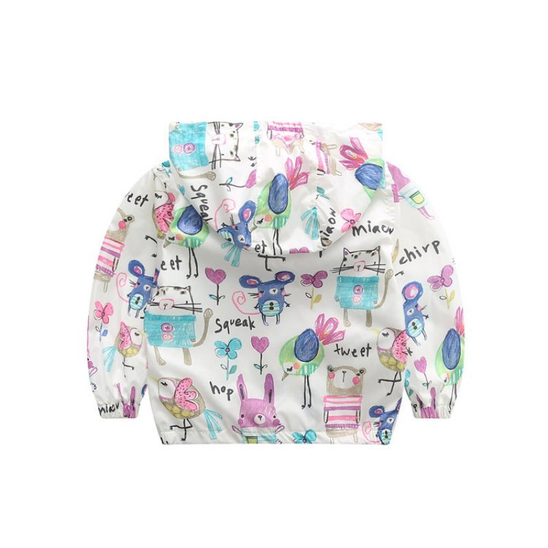 Baby girl cartoon hoodie - Image 5