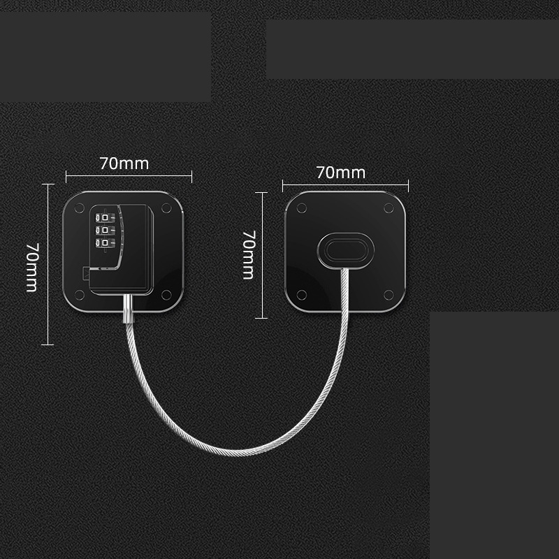 Password Multifunctional Lock Baby Safety Refrigerator Drawer Cabinet Toilet - Image 5