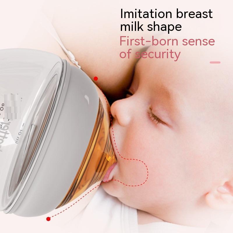 Newborn Glass Choke Proof Wide Mouth Baby Small Feeding Bottle - Image 5