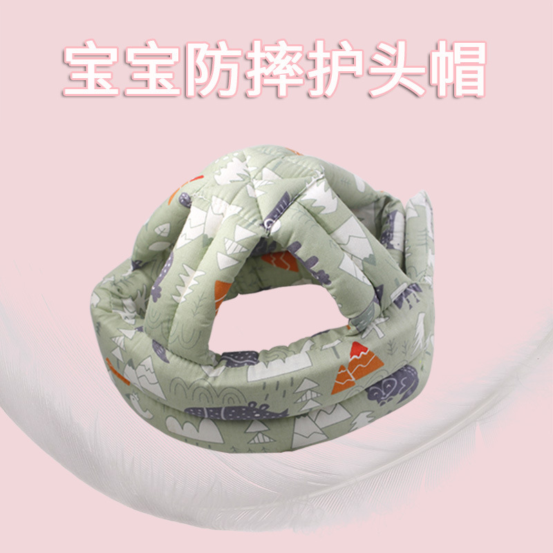 Baby Crash And Drop Caps Breathable Baby Toddler Head Caps Child Safety Protection Headrest Caps - Image 4