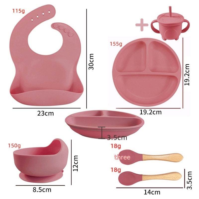 Baby Food Supplement Silicone Plate Suit - Image 5