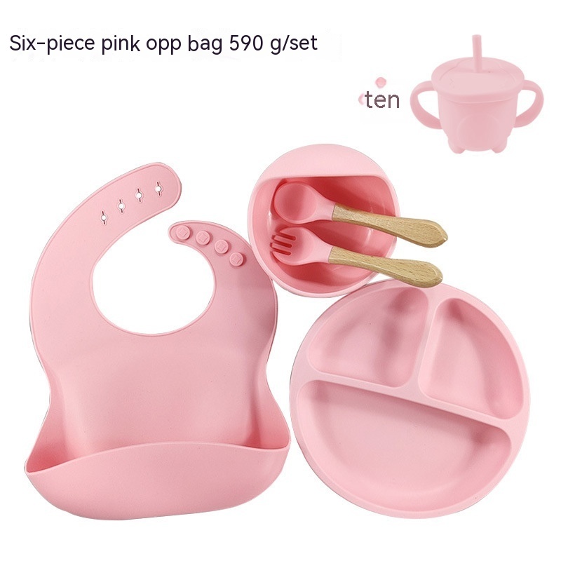 Baby Food Supplement Silicone Plate Suit - Image 3