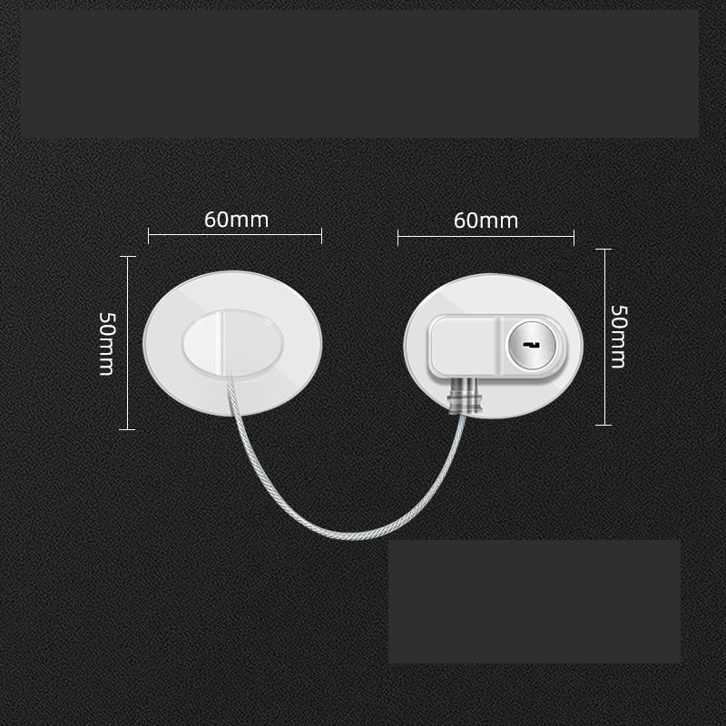 Password Multifunctional Lock Baby Safety Refrigerator Drawer Cabinet Toilet - Image 3