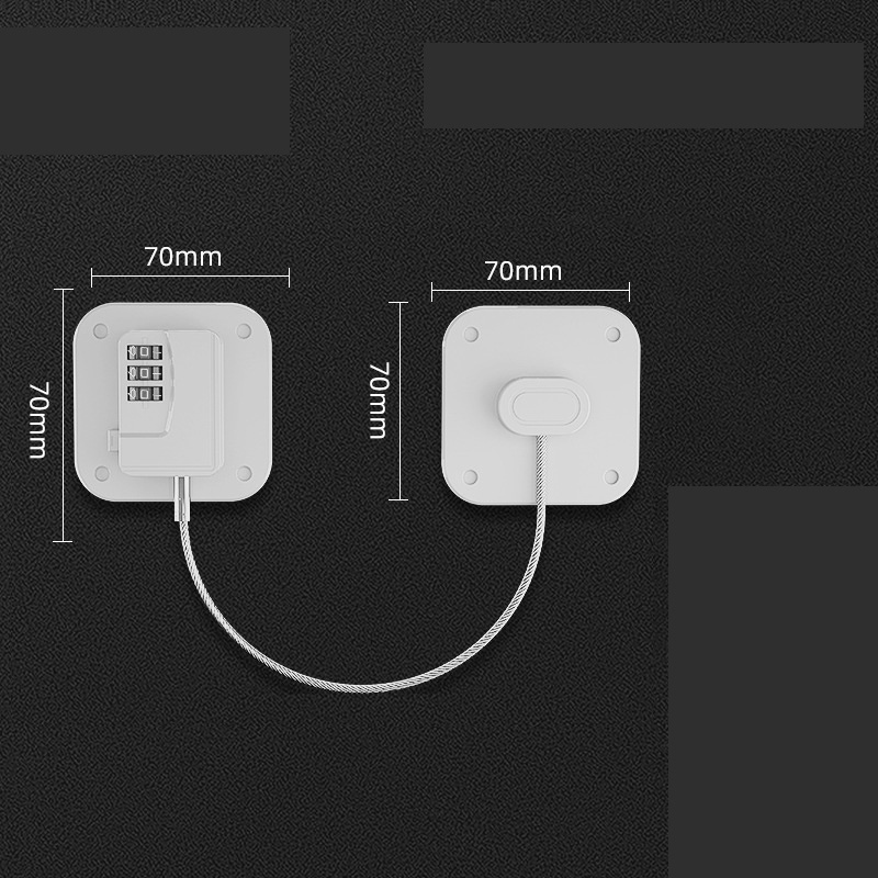 Password Multifunctional Lock Baby Safety Refrigerator Drawer Cabinet Toilet - Image 8