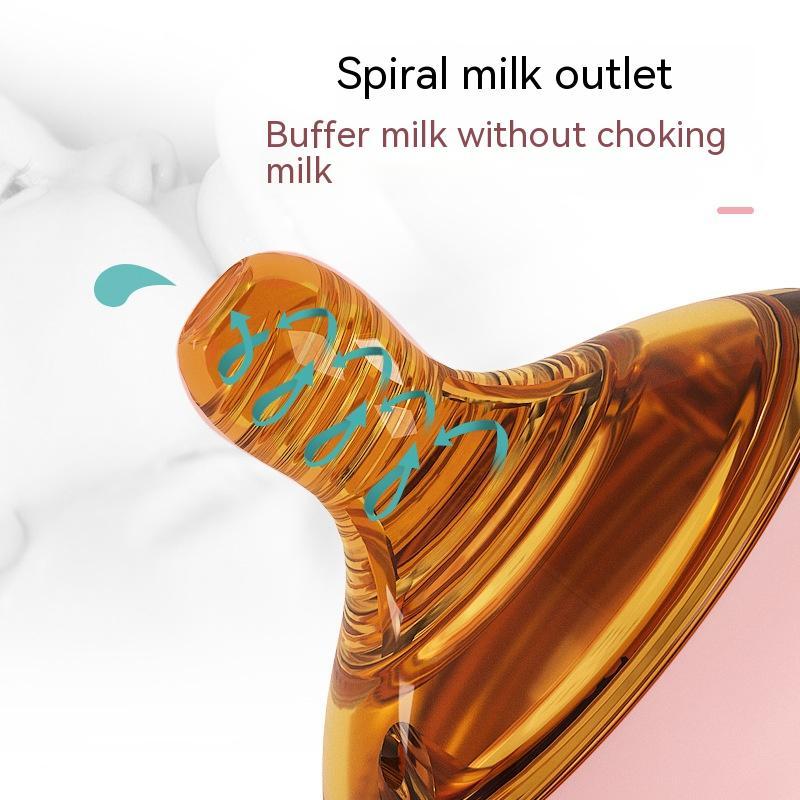 Newborn Glass Choke Proof Wide Mouth Baby Small Feeding Bottle - Image 9