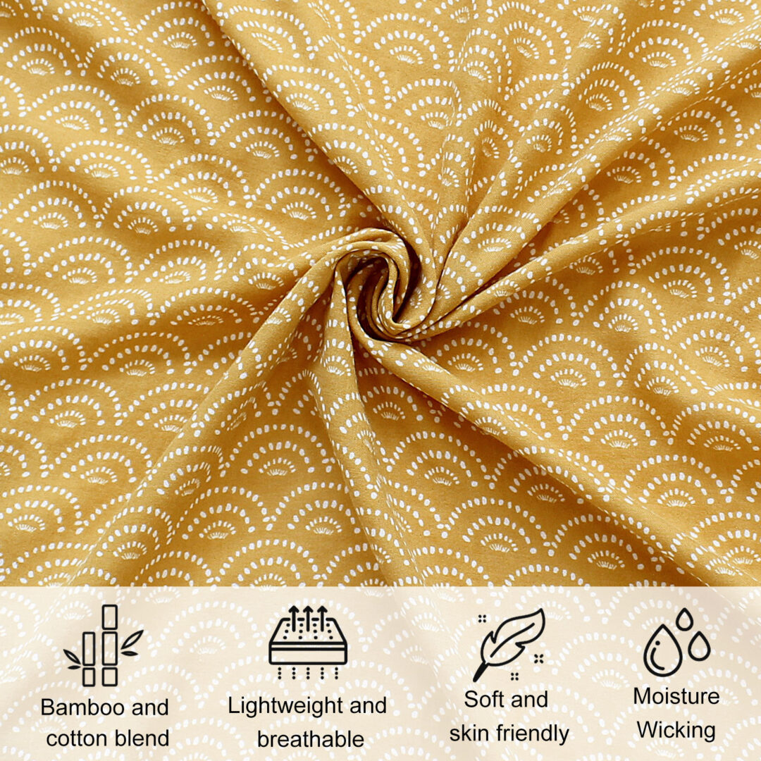 Cute All Over Print Baby Crib Fitted Sheet Set - Image 2