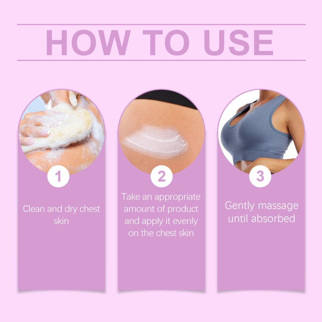 Oceaura Breast Firming Care Cream, Breast Firming And Firming Breast Skin Massage Nourishing And Lifting Cream - Image 2